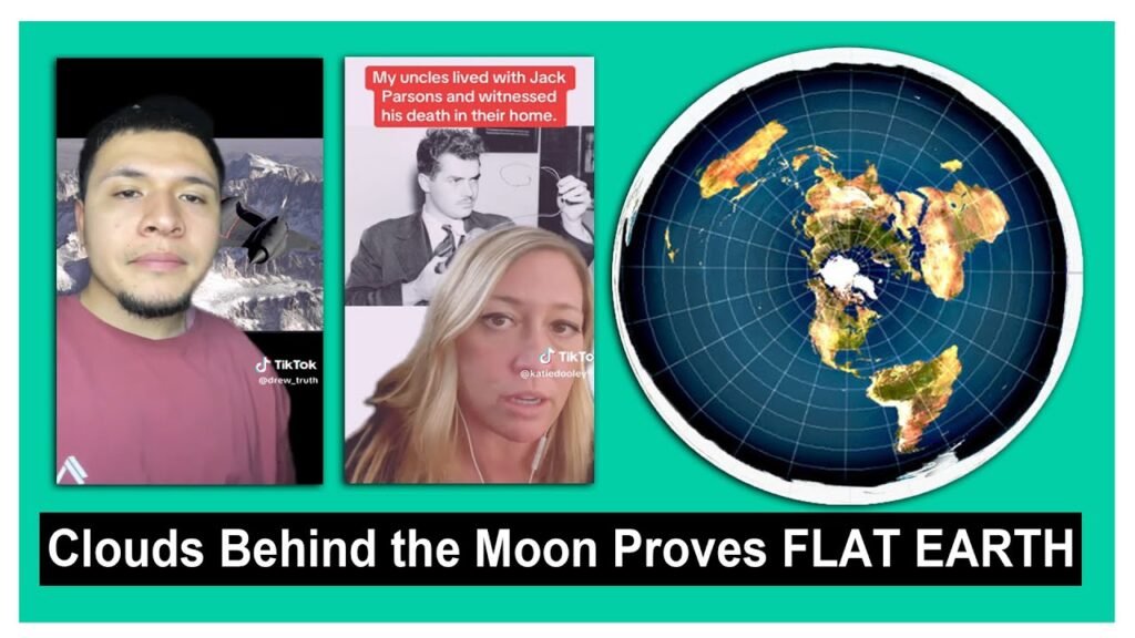 Clouds Behind the Moon Proves FLAT EARTH *