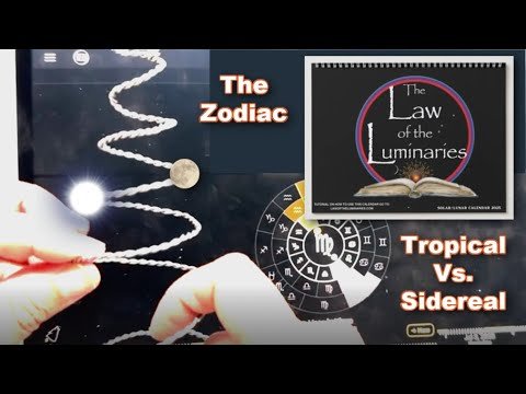 Flat Earth – Law of the Lumanaries – Tropical (correct) Vs. Sidereal (incorrect) Positions *