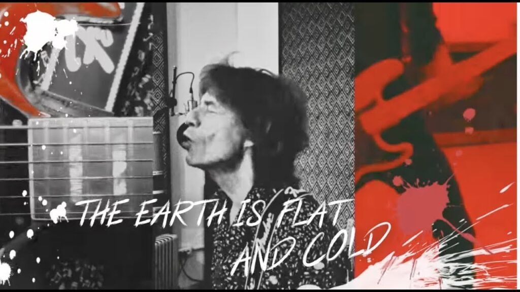 Mick Jagger with Dave Grohl Flat Earth *