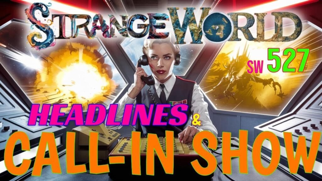 Strange World 527 Headlines & Call in Show! – DJ Curious and Mark Sargent *