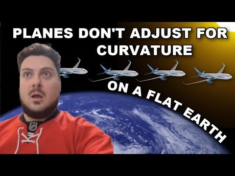 Pilots do not adjust for curvature on FLAT EARTH *