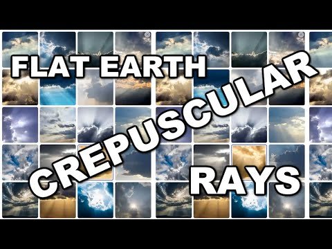 Crepuscular Rays only work on a Flat Earth *