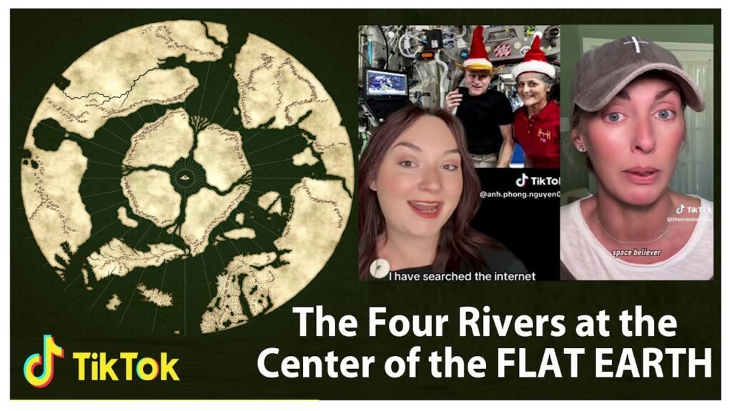 The Four Rivers at the Center of the FLAT EARTH *