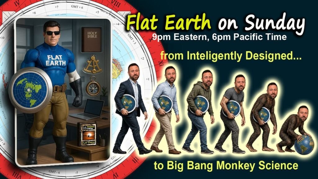 Flat Earth on Sunday – From Intelligently Designed to Big Bang Monkey Science *