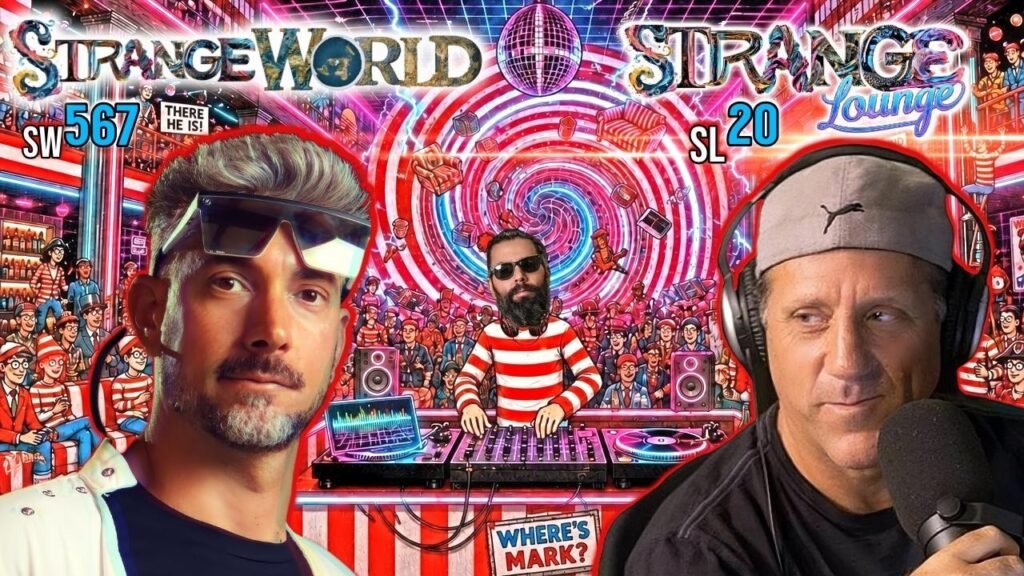 STRANGE LOUNGE podcast on YouTube channel DJ CURIOUS Tuesday Nights 9:30 Pacific! ✅ *