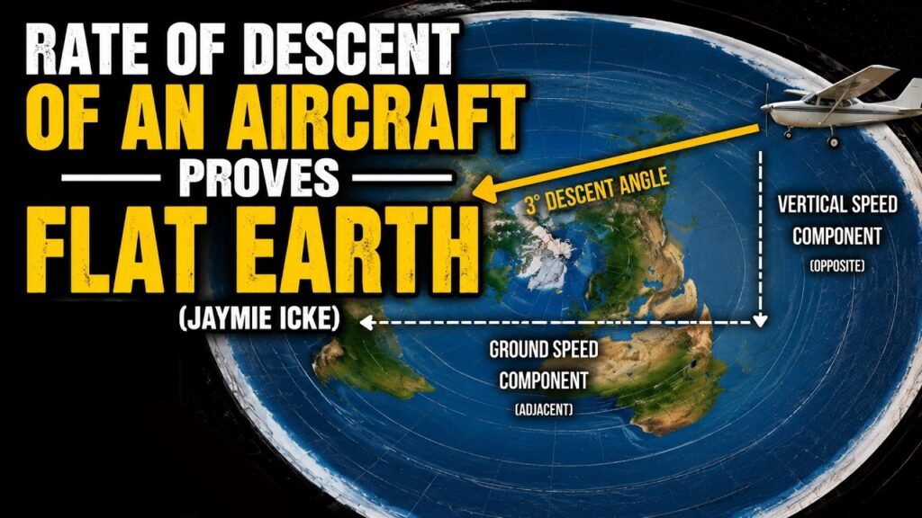 The Aircraft’s Rate of Descent Proves FLAT EARTH (Jaymie Icke) *