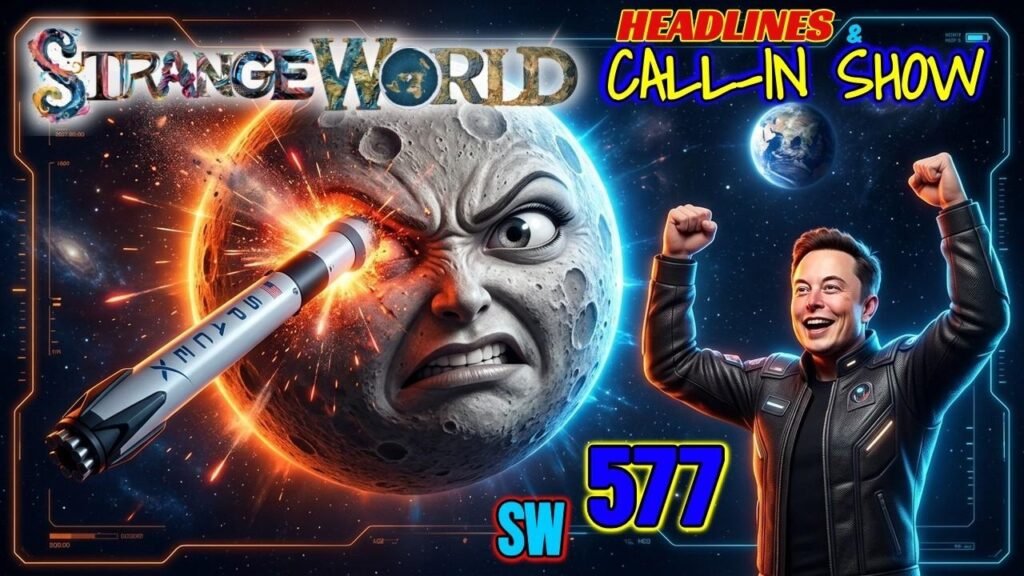 Strange World 577- Headlines CALL IN SHOW Mark Sargent & DJ Curious *