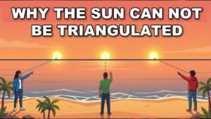 Why the “apparent sun” can NOT be triangulated on flat earth. *