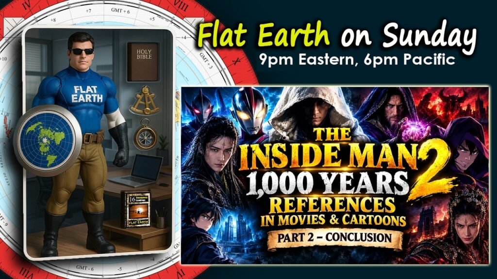 Flat Earth on Sunday – The 1,000 Years is Past & Satan’s Losing seen in Movies & Cartoons (Part 2) *