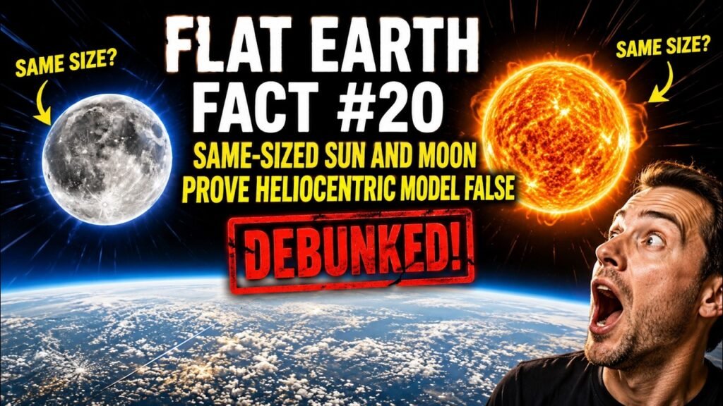 Flat Earth Fact #20 – Same Sized Sun and Moon Prove Heliocentric Model False – Taboo Conspiracy *