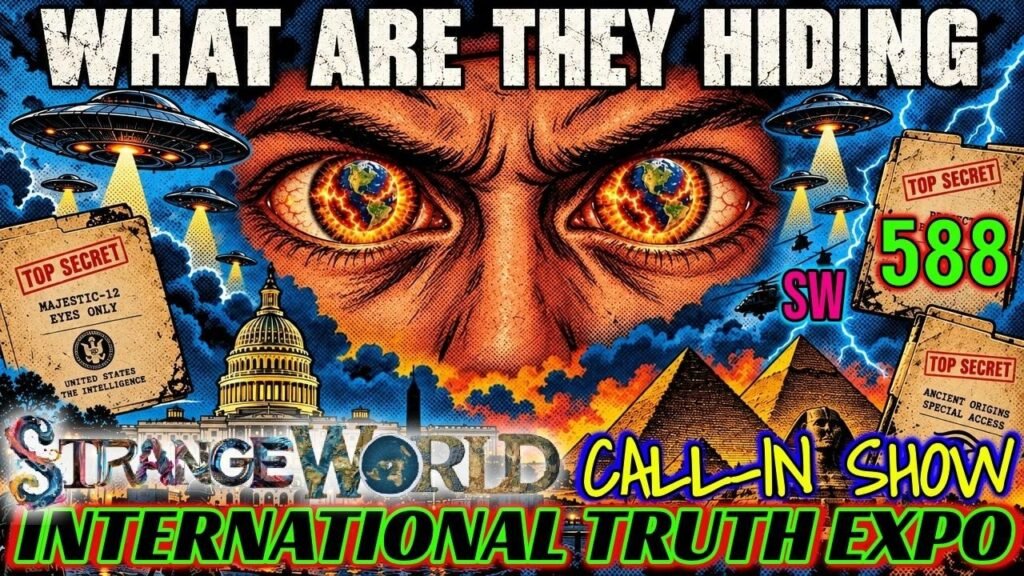 Strange World 588 What are they hiding? Call in show – DJ Curious & Mark Sargent ✅ *